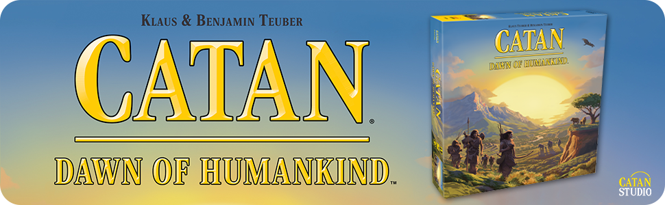Catan Studios Dawn of Humankind Board Game Ages 12+ 3-4 Players 90+ Minutes Playing Time CN3206