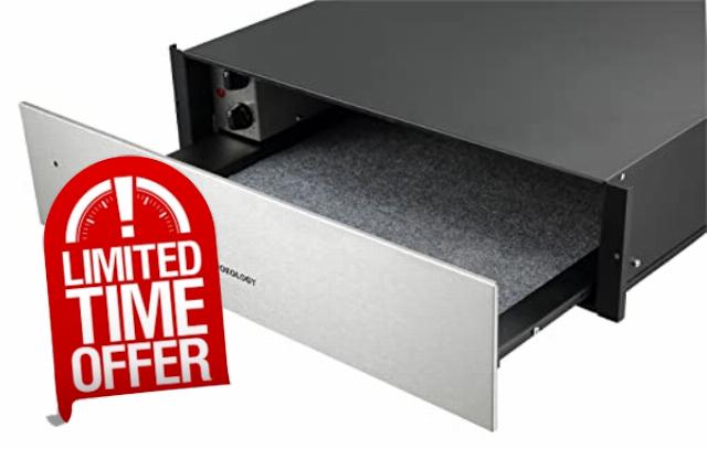 Cookology CWD140 Built In Warming drawer 60cm 25 Litre Capacity