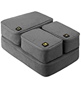LEVEL8 Packing Cubes for Suitcases,4PCS Travel Organiser Set, Luggage Organiser for Travel and Ho...