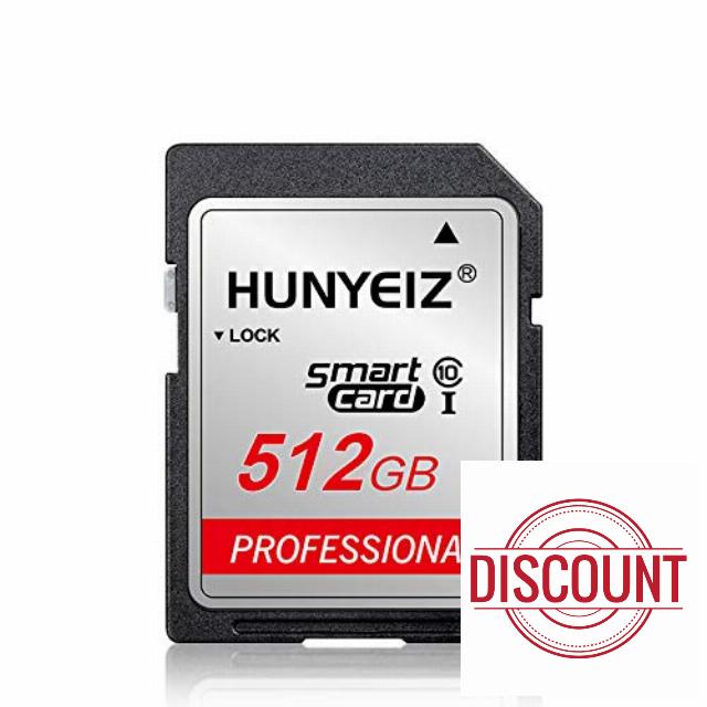 512GB SD Card Class 10 High Speed Security Digital Card for Camera