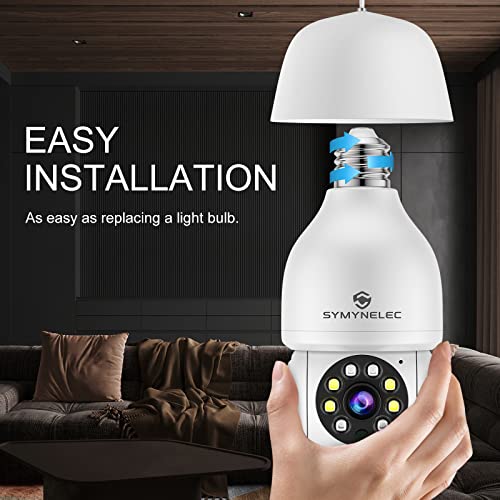 2.4GHz WiFi 1080P Smart Home Surveillance Camera with Floodlight Night Vision Human Motion Detection Alarm