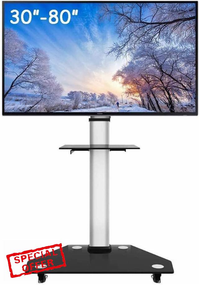 ZHANGYUEFEIFZ TV Stand Mobile TV Stand On Wheels