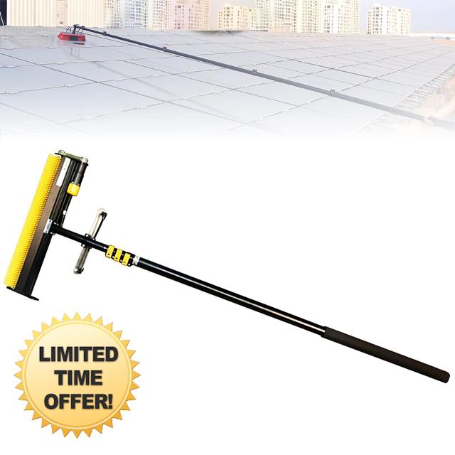 Zgsalvation Telescopic Rod Photovoltaic Manual Cleaning Tool