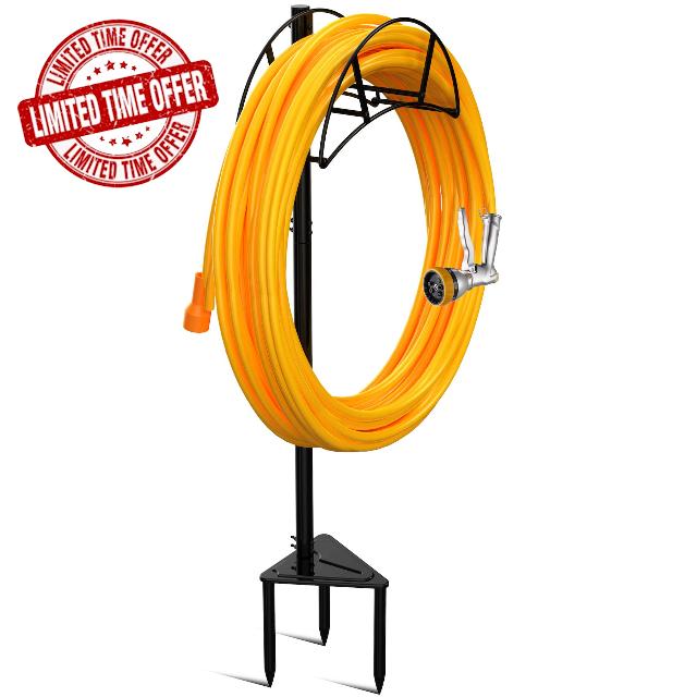Suchek Metal Garden Hose Holder Stake