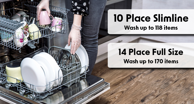 kitchen dishwasher 8 programmes presets home eco cheap clean