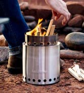 Solo Stove Yukon with Stand Portable Fire Pit Stainless Steel for Wood Burning and Low Smoke Grea...