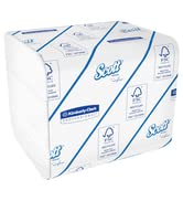 Scott Control Interfold Hand Towels 6663 - V Fold Paper Towels - 15 Packs x 212 Paper Hand Towels...