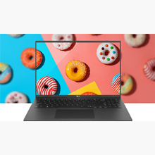 The animation show that the bottom of the 16:9 laptop gets larger to be 16:10 aspect ratio