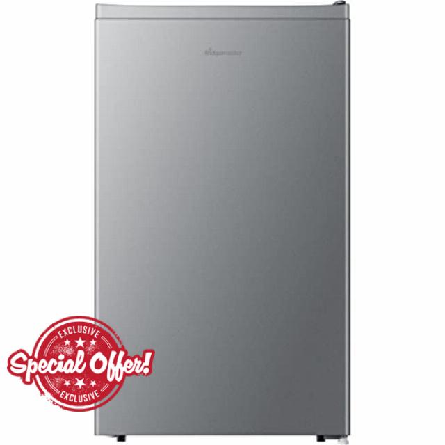 Fridgemaster 94 Litre Freestanding Under Counter Fridge - Silve