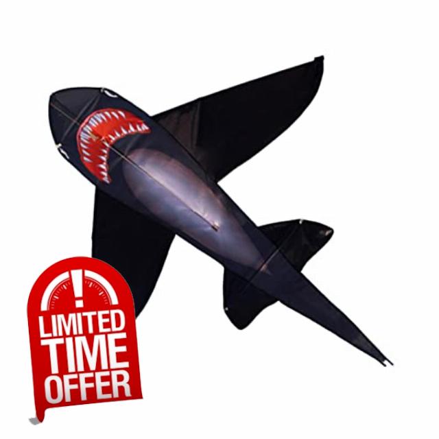 Harilla SHARK KITE for Single Line Kite Flying for Children Kids toys Beach Park Playing Games Activities