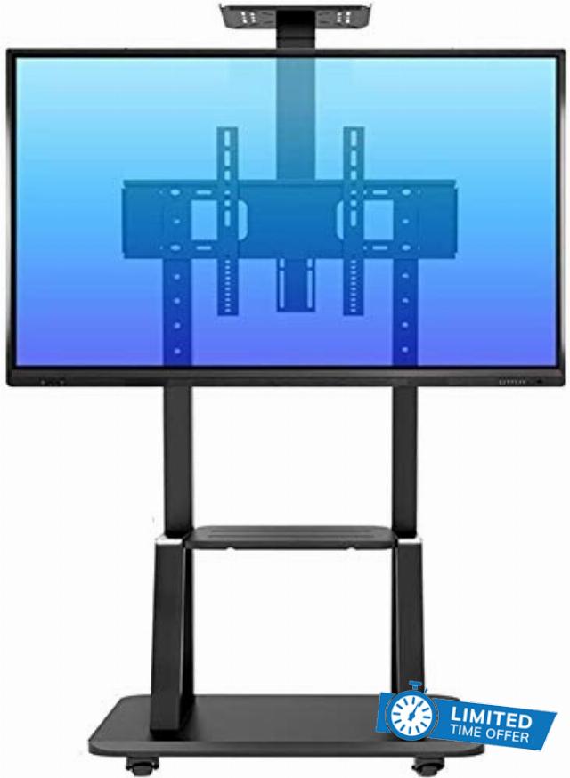 ZHANGYUEFEIFZ TV Stand Rolling TV Stand With 2 Shelfs
