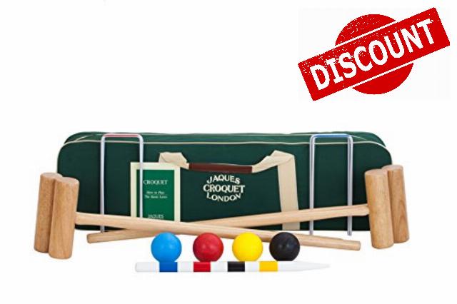 Jaques of London Sussex Croquet set - Adult Size Canvas Case