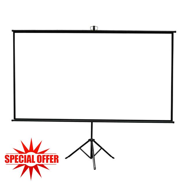 Stand Screen Projection Screen Bracket Floor 60 Inch 72 Inch HD Mobile Screen Home Portable Projector Screen Outdoor Punch-Free Screen
