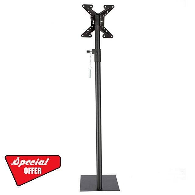 WYJW Stainless Steel Universal TV Floor Stand Base for 15—42 Inches TVs