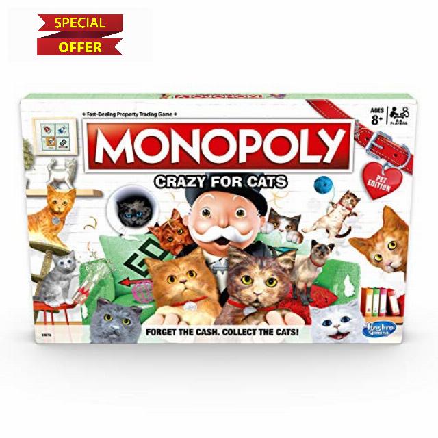 Monopoly Crazy for Cats Board Game