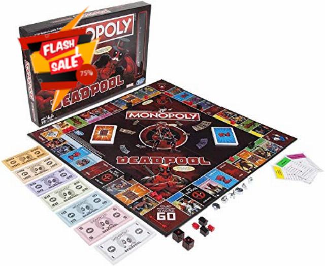 Hasbro Gaming Marvel Heroes Monopoly Deadpool