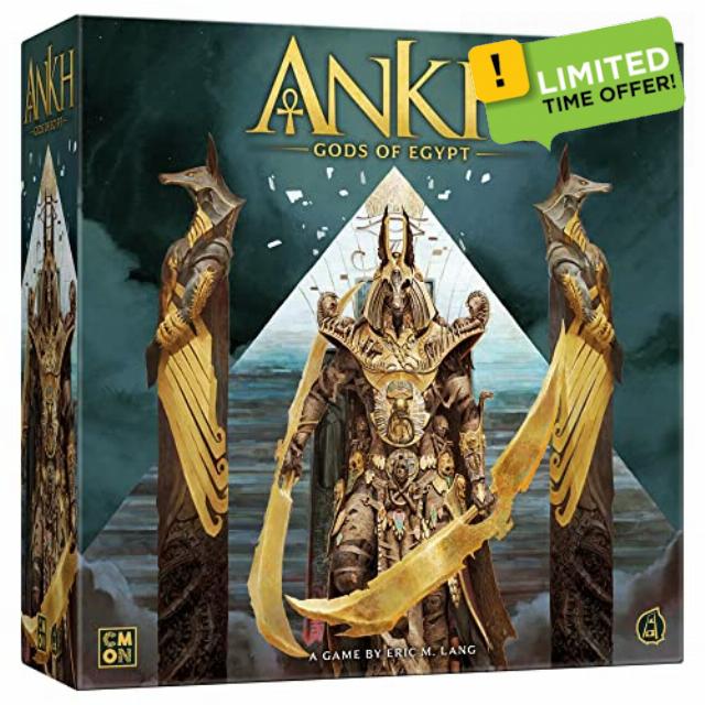 Asmodée Cool Mini or Not | Ankh Gods of Egypt | Board Game | 2 + Players | Ages 14+ | 90 Minutes Playing Time