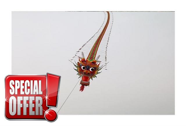 PSVOD Beach Kite 16m Soft Stunt Kite