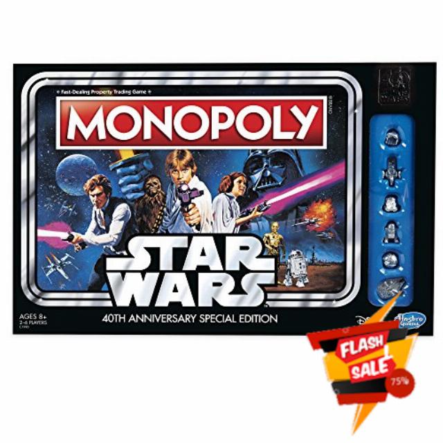 Hasbro C1990 Star Wars Monopoly 40Th Anniversary