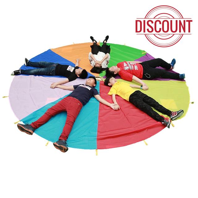 Rainbow Parachute Lawn Parachute Game