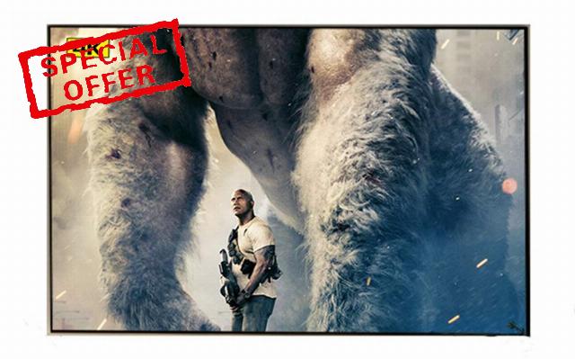 Release Ambient Light Rejecting ALR 80 90 100 120 133 Inch Fixed Thin Frame Projector Screen for Home Theater Projection (Size : 120 inch)