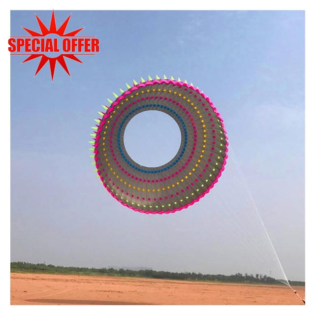 ESBANT Large Ring Outdoor Toys Adult Kite Flying Rainbow Kites Dragon Display Kite Furniture