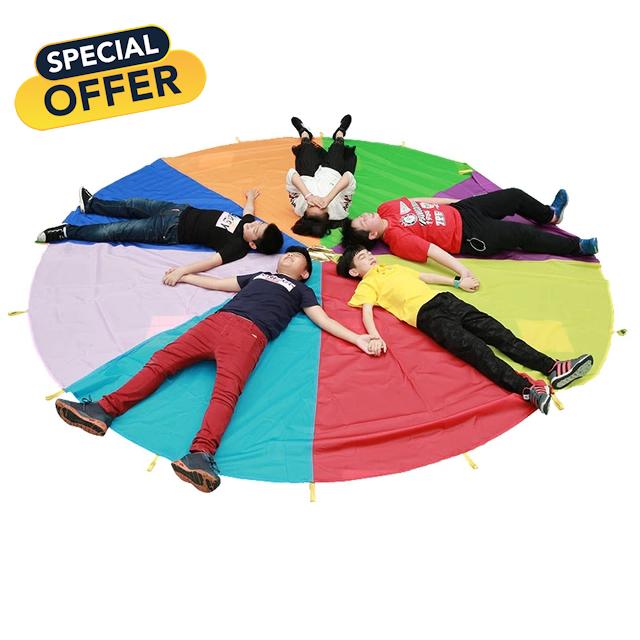 Play Parachute Rainbow Parachute Game