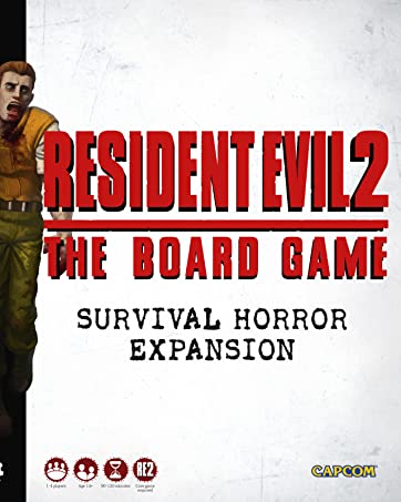 Resident Evil 2: The Board Game - 4th Survivor Expansion, with 2 player healthtrak board, 1-4 Pla...