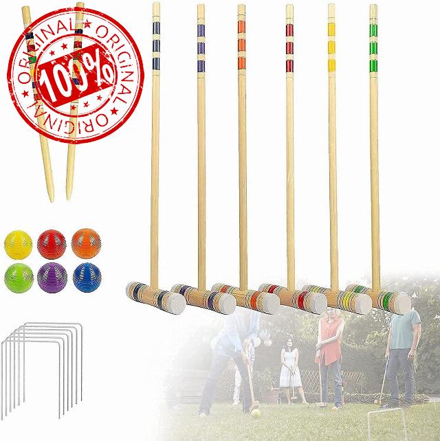 SZDYQ Croquet Sets Full Size Adult 6 Player
