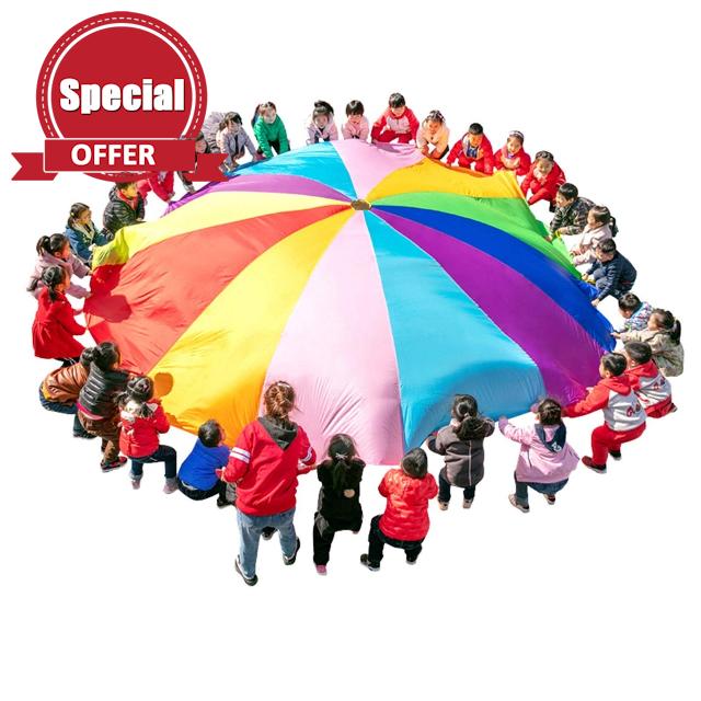 Rainbow Parachute Lawn Parachute Games