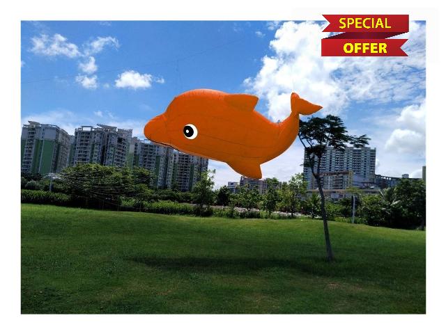 MRXFN kids toys Big Soft Kite Flying cerf Launch windsock Kites for Adults Sale Games Outdoor Dolphin Flying Octopus Kite Ripstop Kiting