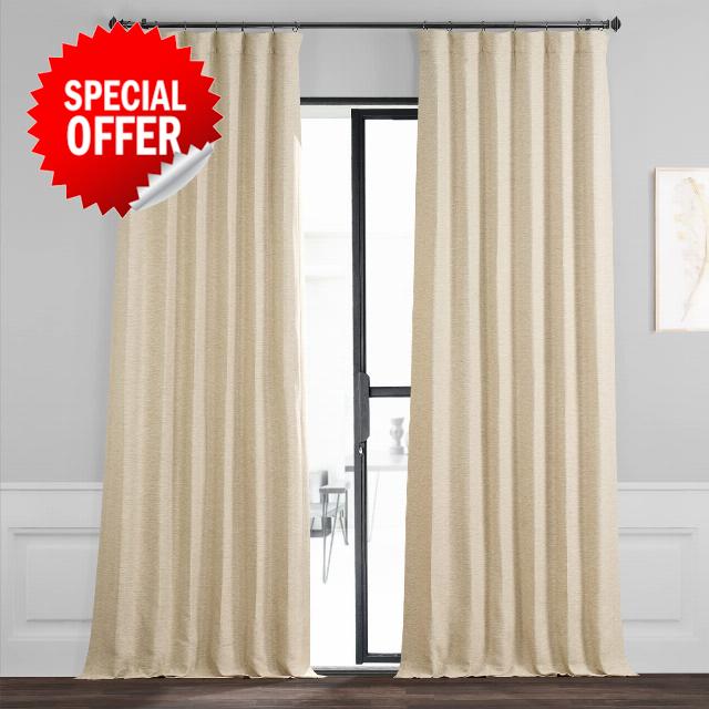 HPD Half Price Drapes Bellino Room Darkening Curtain 50 X 84 (1 Panel)
