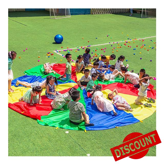 Rainbow Parachute School Parachute Games
