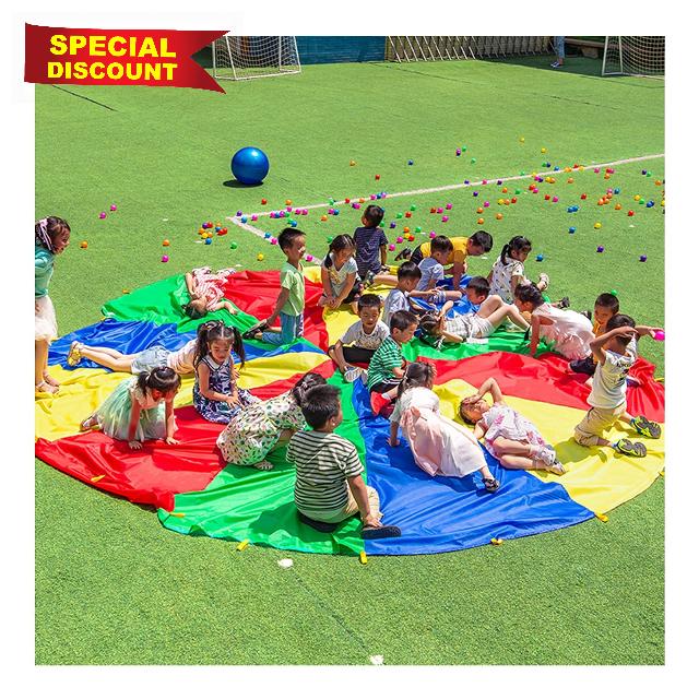Rainbow Parachute Outdoor Garden Parachute Game