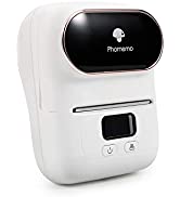Label Maker Machine - Phomemo M110 Mini Bluetooth Label Makers, Thermal Portable Handheld Label P...