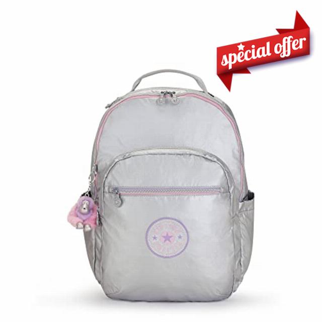 Kipling Seoul Large Metallic 15" Laptop Backpack