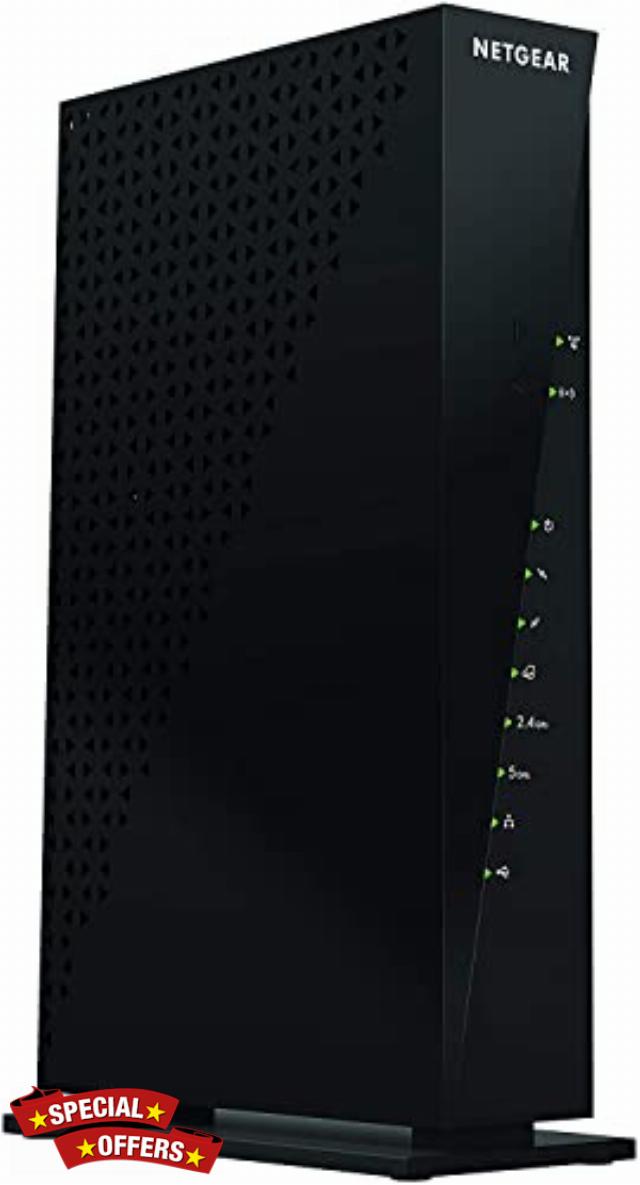 Netgear C6300-100NAS AC1750 DOCSIS 3.0 WiFi Cable Modem Router Combo (Renewed)