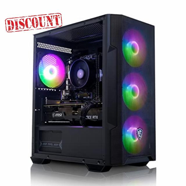 ADMI Gaming PC: Intel Core i5-13400F CPU | NVIDIA GeForce RTX 4070 | 32GB 3200MHz LPX | 600mbps WiFi | 1TB NVME SSD | MSI 100R | Windows 11