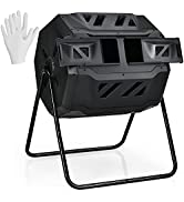 COSTWAY 48L/60L/63L Garden Grass Roller, Large Capacity Lawn Push Rolling Tool, Heavy Duty Drum &...
