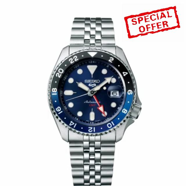 Seiko 5 Sports Style Automatic 'Batman Blueberry' SKX Re-Interpretation SSK003K1