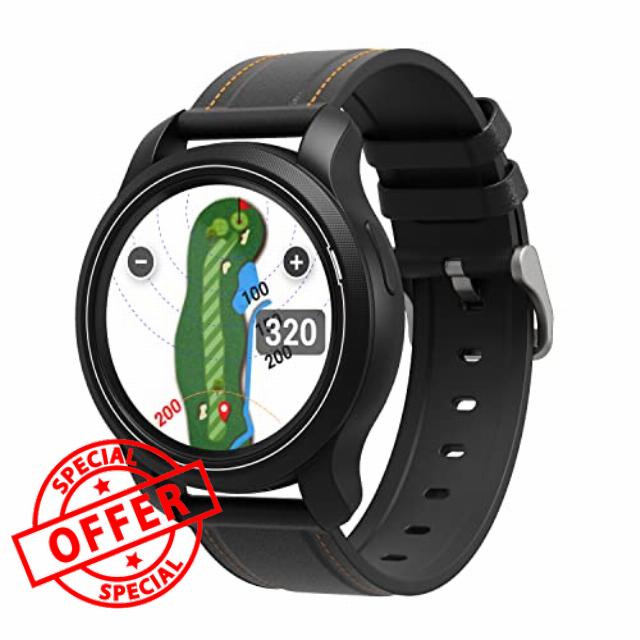 GolfBuddy Aim W12 GPS Golf Watch - Full Colour Touch Screen - Green Undulation