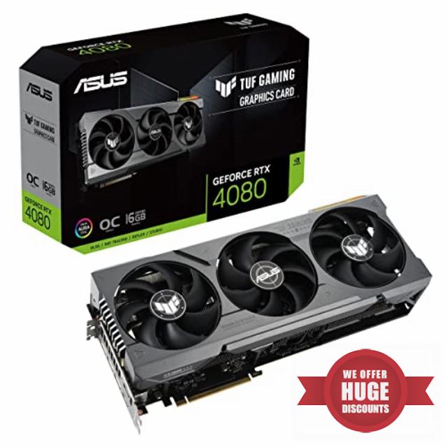 ASUS TUF Gaming GeForce RTX 4080 OC Edition Gaming Graphics Card (PCIe 4.0