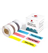 Phomemo D30 White Labels - Self-Adhesive, 14x50mm/0.55x1.97inch, 3 Rolls