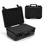 COSTWAY Safe Box, Electronic Steel Security Cabinet with 3 Opening Ways, Built-in Safe, Alarm Sys...