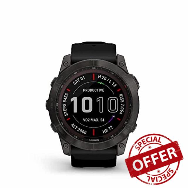 Garmin Fenix 7X Sapphire Solar Black/Slate Grey Titanium