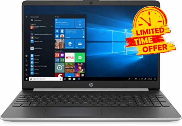 HP New 15.6" HD Touchscreen Laptop Intel Core i3-1005G1 8GB DDR4 RAM 128GB SSD HDMI Bluetooth 802.11/b/g/n/ac Windows 10 15-dy1731ms Silver