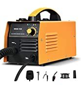 COSTWAY Gasless MIG Welder, 120A 240V Flux Core Wire Automatic Feed Welding Machine with 10 Adjus...