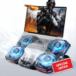 2023 Navazip Laptop Cooling Pad with Thermoelectric Cooler and 4 Fans
