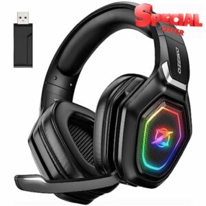 Ozeino Wireless Gaming Headset with Microphone