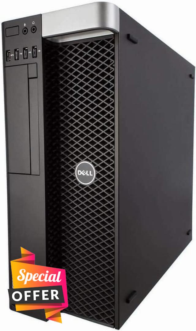 Dell Precision T3610 Workstation E5-1620 V2 Quad Core 3.7Ghz 64GB 2TB K600 Win 10 Pre-Install (Renewed)